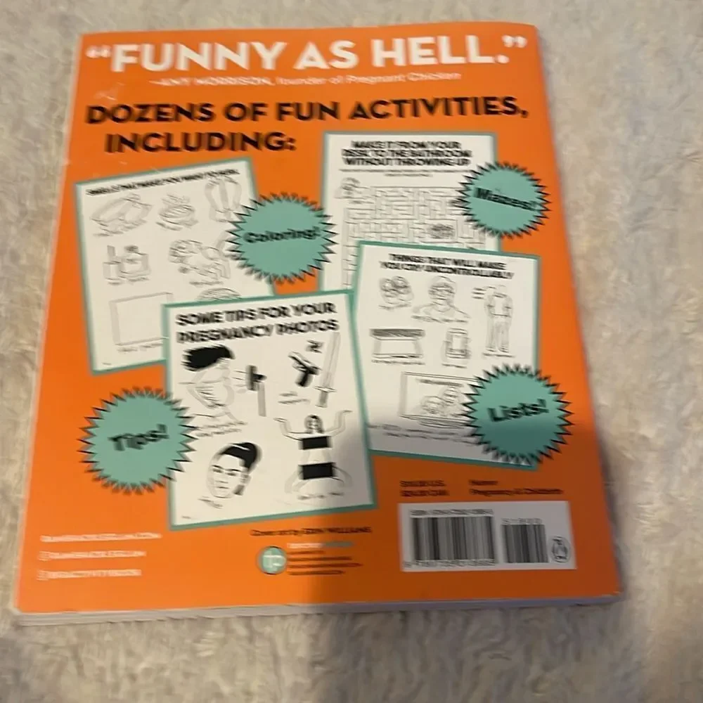 NEW the big fat activity book for pregnant people